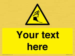 Custom warning kite flying near powerlines